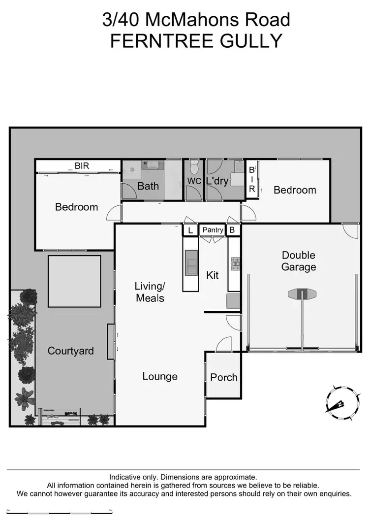 Floorplan of Homely unit listing, 3/40 Mcmahons Road, Ferntree Gully VIC 3156