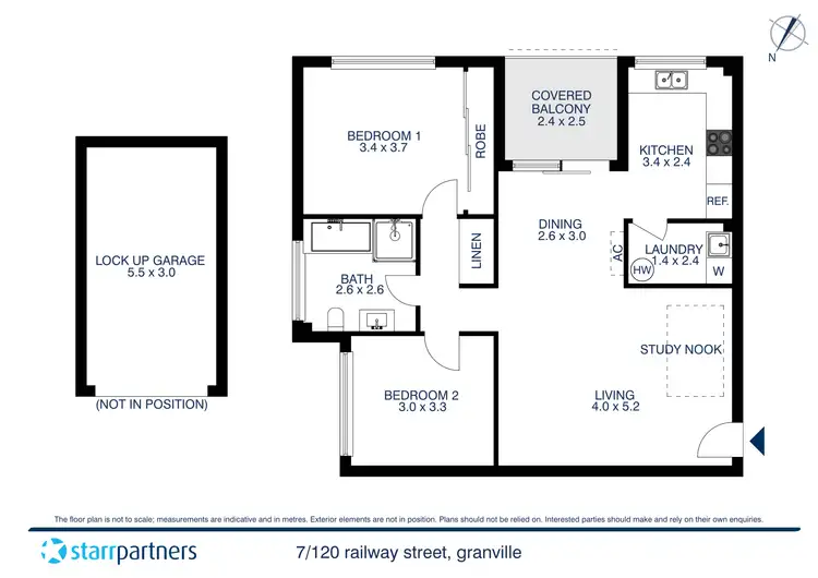 Floorplan of Homely apartment listing, 7/120 Railway Street, Granville NSW 2142