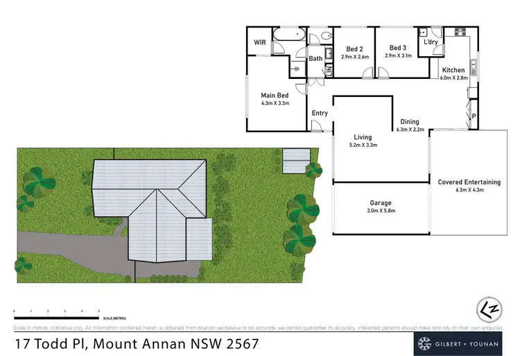Floorplan of Homely house listing, 17 Todd Place, Mount Annan NSW 2567