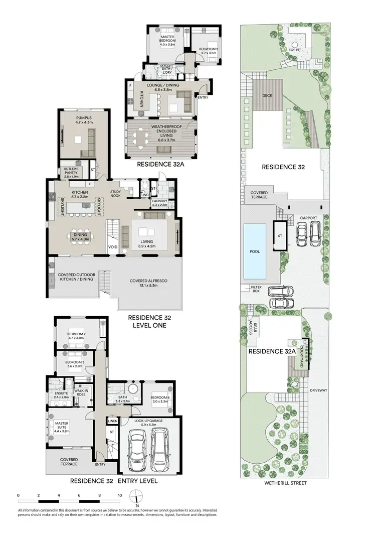 Floorplan of Homely house listing, 32 & 32A Wetherill Street, Collaroy NSW 2097