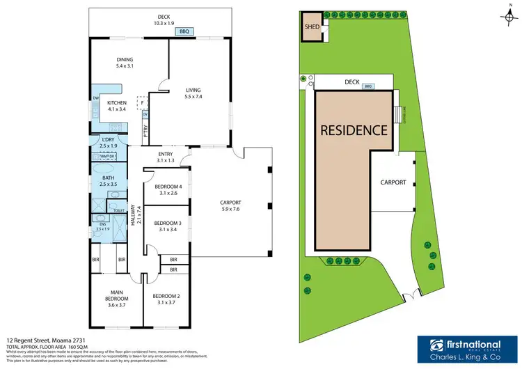 Floorplan of Homely house listing, 12 Regent Street, Moama NSW 2731