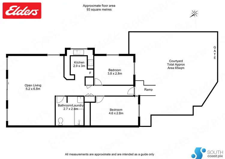 Floorplan of Homely unit listing, 5/15 Eric Fenning Drive, Surf Beach NSW 2536