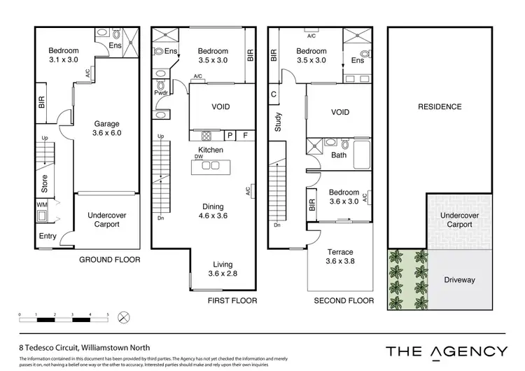 Floorplan of Homely townhouse listing, 8 Tedesco Circuit, Williamstown North VIC 3016