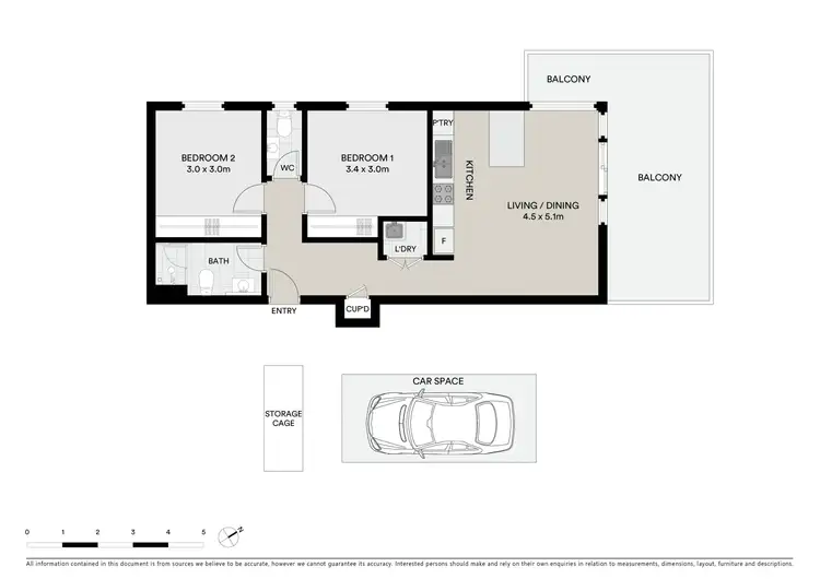 Floorplan of Homely apartment listing, 202/20 Hawthorn Road, Caulfield North VIC 3161