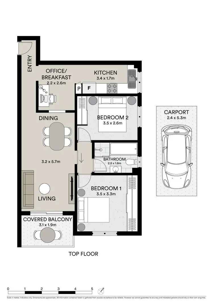 Floorplan of Homely apartment listing, 14/1 Evelyn Avenue, Concord NSW 2137