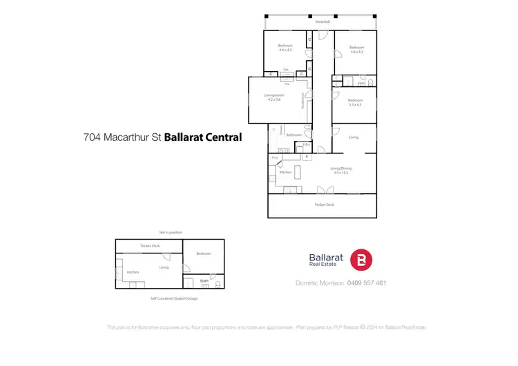 Floorplan of Homely house listing, 704 MacArthur Street, Ballarat Central VIC 3350