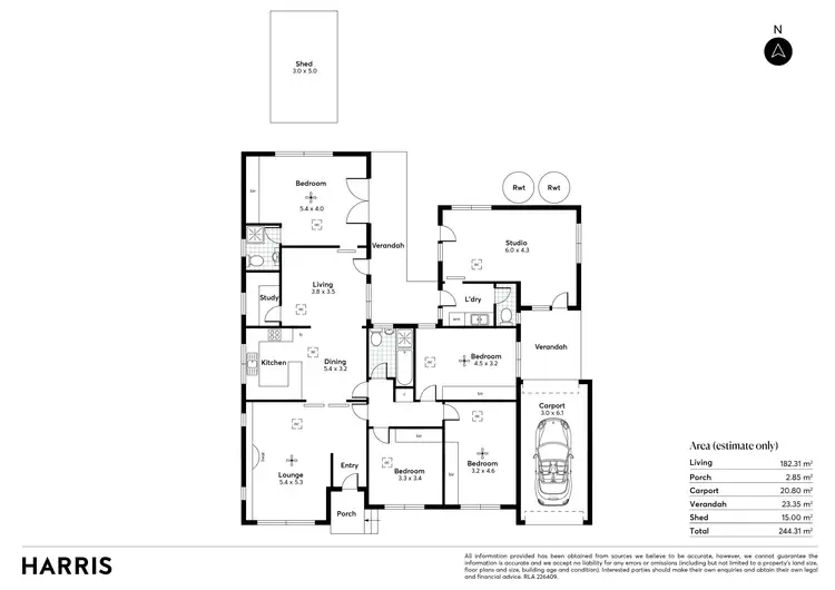 Floorplan of Homely house listing, 53 Tobruk Avenue, St Marys SA 5042