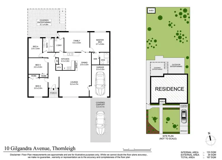 Floorplan of Homely house listing, 10 Gilgandra Avenue, Thornleigh NSW 2120