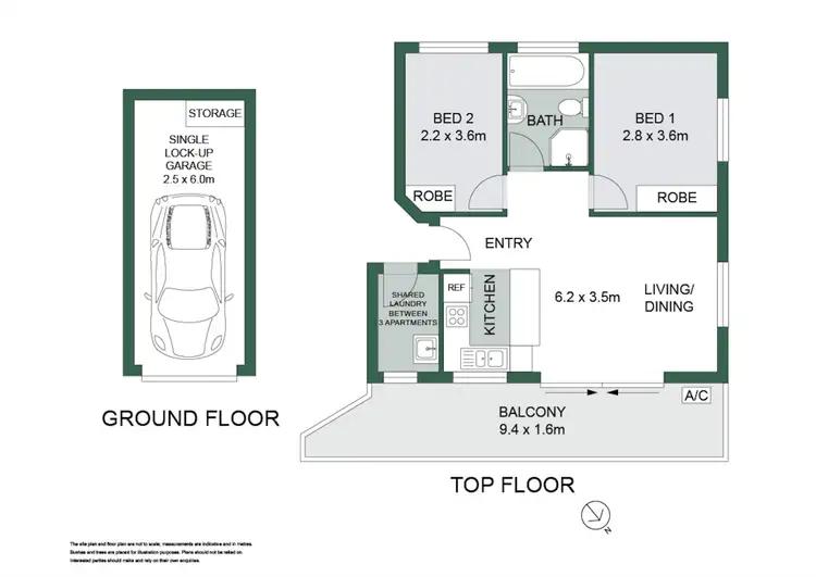Floorplan of Homely apartment listing, 13/11 Westminster Avenue, Dee Why NSW 2099