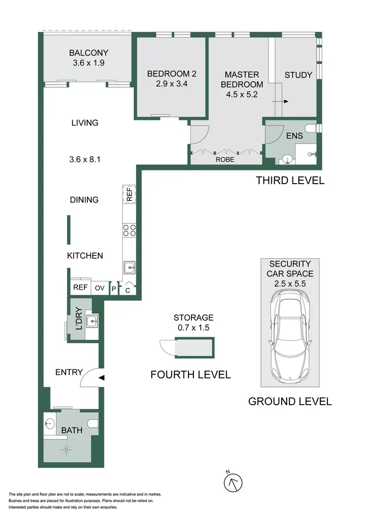 Floorplan of Homely apartment listing, 14/60 Foveaux Street, Surry Hills NSW 2010