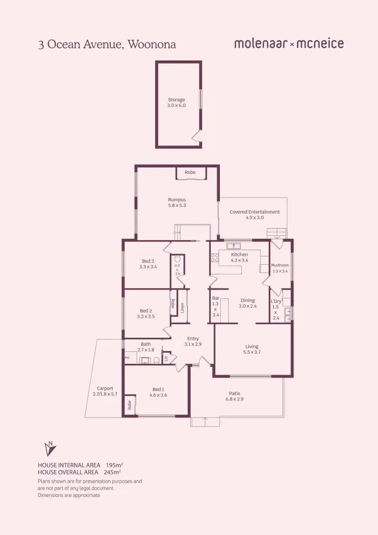 Floorplan of Homely house listing, 3 Ocean Avenue, Woonona NSW 2517