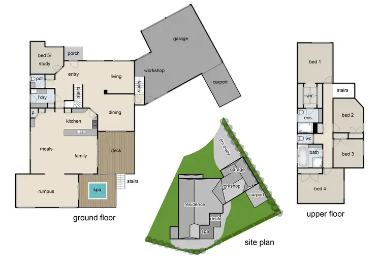 Floorplan of Homely house listing, 3 Durrant Place, Endeavour Hills VIC 3802