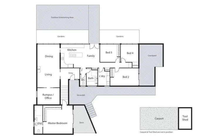 Floorplan of Homely house listing, 5 Scaddan Place, Curtin ACT 2605
