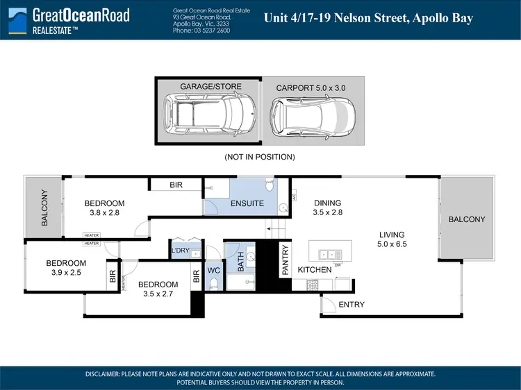 Floorplan of Homely unit listing, 4/17-19 Nelson Street, Apollo Bay VIC 3233