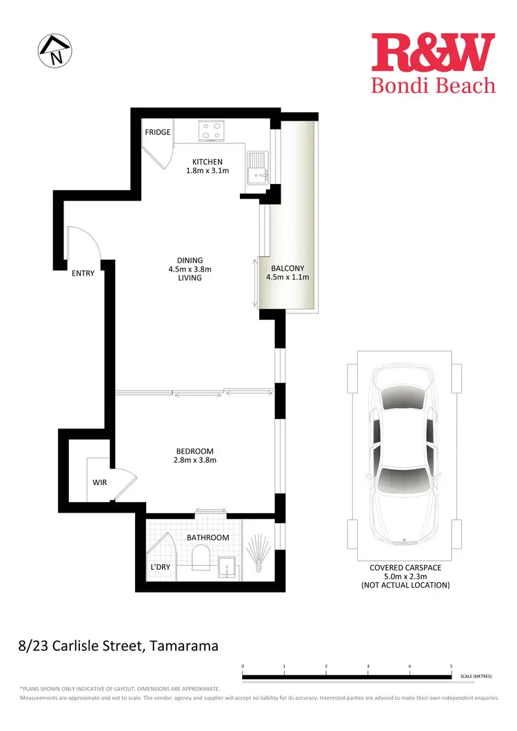 Floorplan of Homely apartment listing, 8/23 Carlisle Street, Tamarama NSW 2026