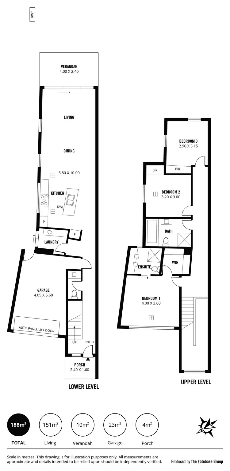 Floorplan of Homely townhouse listing, 6B Sycamore Terrace, Campbelltown SA 5074