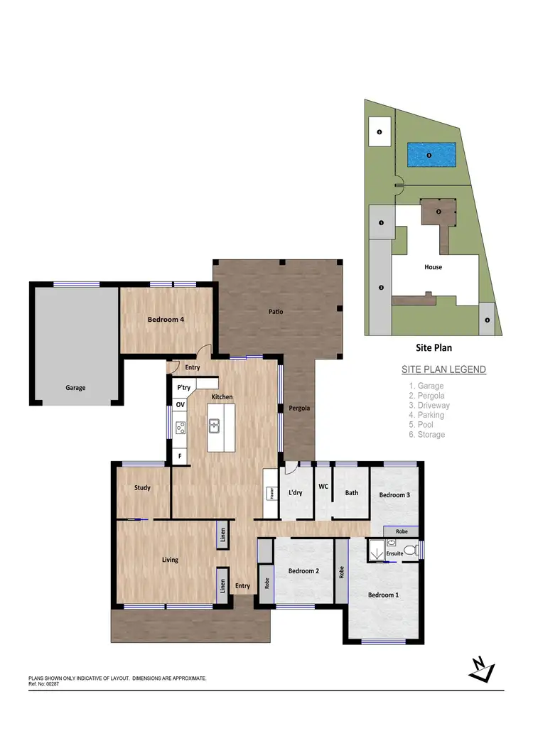 Floorplan of Homely house listing, 18 Morton Street, Weetangera ACT 2614