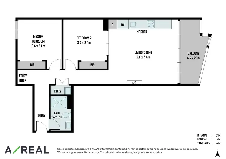 Floorplan of Homely apartment listing, 302/136 Burnley Street, Richmond VIC 3121