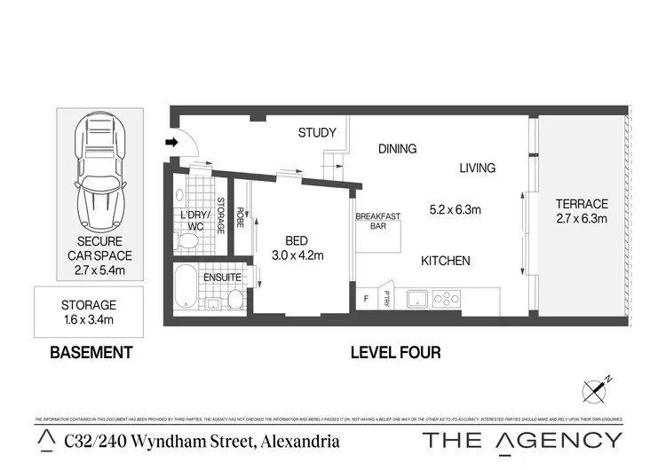 Floorplan of Homely apartment listing, C32/240 Wyndham Street, Alexandria NSW 2015