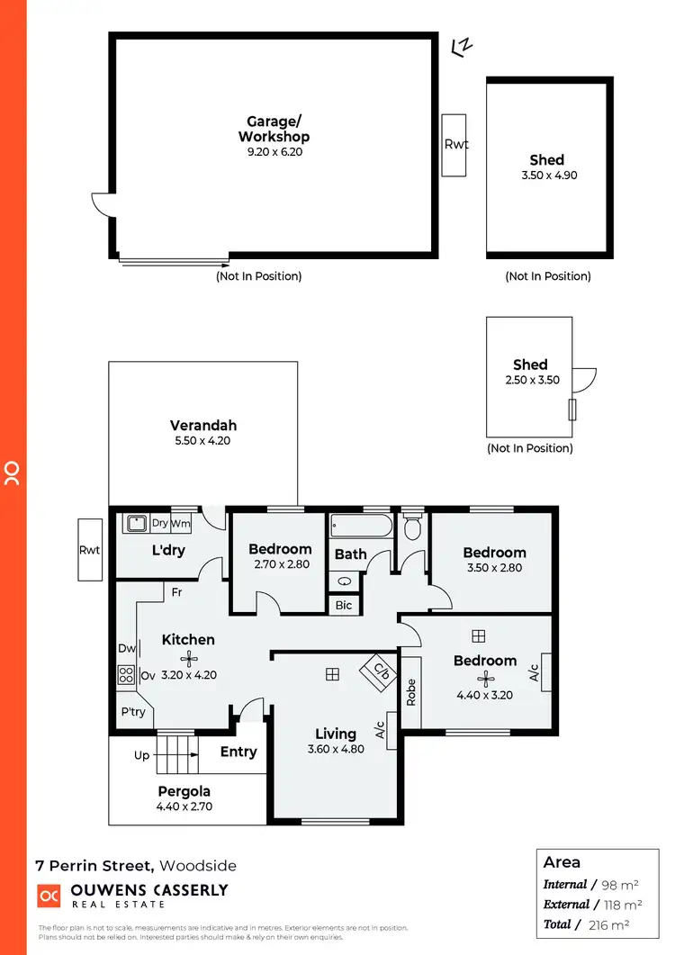 Floorplan of Homely house listing, 7 Perrin Street, Woodside SA 5244