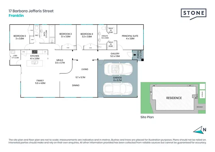 Floorplan of Homely house listing, 17 Barbara Jefferis Street, Franklin ACT 2913