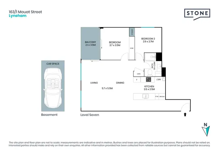 Floorplan of Homely apartment listing, 163/1 Mouat Street, Lyneham ACT 2602