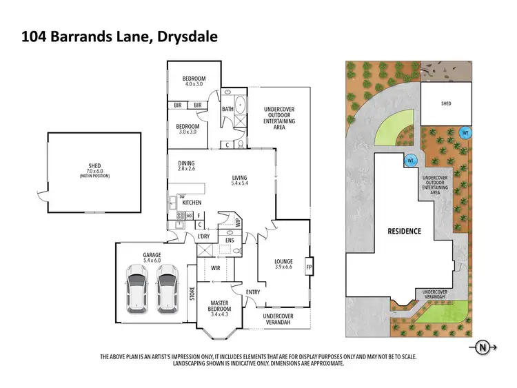 Floorplan of Homely house listing, 104 Barrands Lane, Drysdale VIC 3222