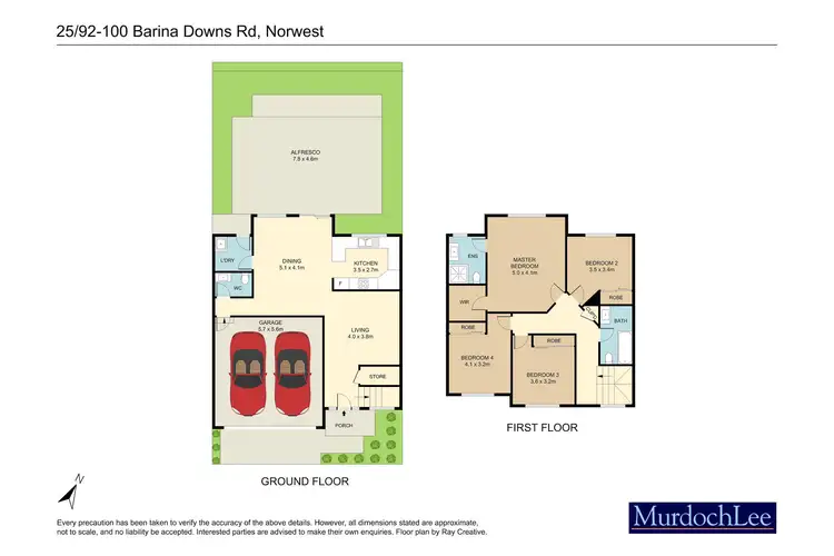 Floorplan of Homely townhouse listing, 25/92-100 Barina Downs Road, Norwest NSW 2153
