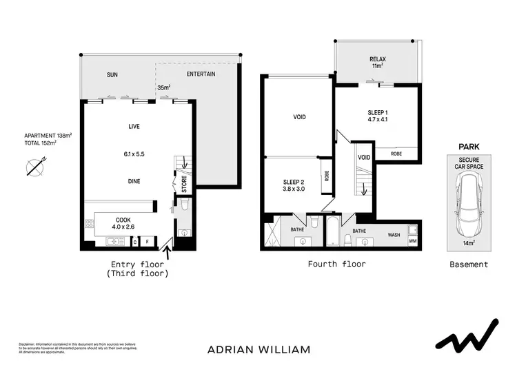 Floorplan of Homely apartment listing, 26/4 Gillespie Avenue, Alexandria NSW 2015