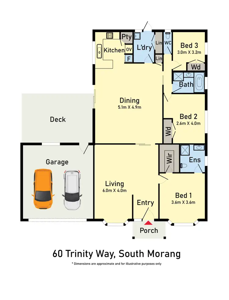 Floorplan of Homely house listing, 60 Trinity Way, South Morang VIC 3752