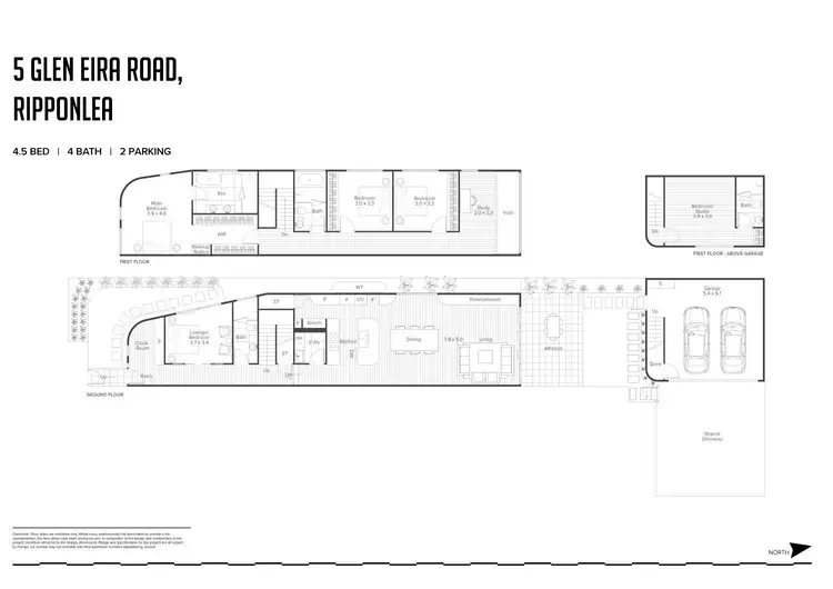 Floorplan of Homely house listing, 5 Glen Eira Road, Ripponlea VIC 3185