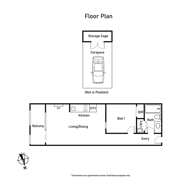Floorplan of Homely apartment listing, 221/862 Glenferrie Road, Hawthorn VIC 3122