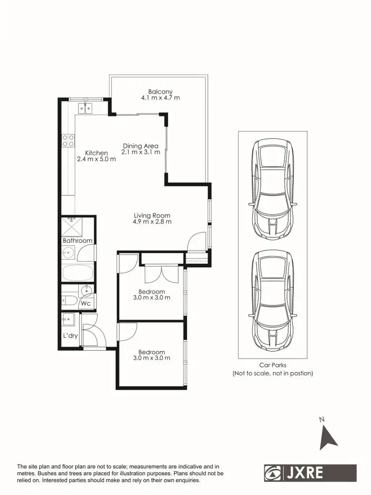 Floorplan of Homely apartment listing, 11/61-63 Kanooka Grove, Clayton VIC 3168