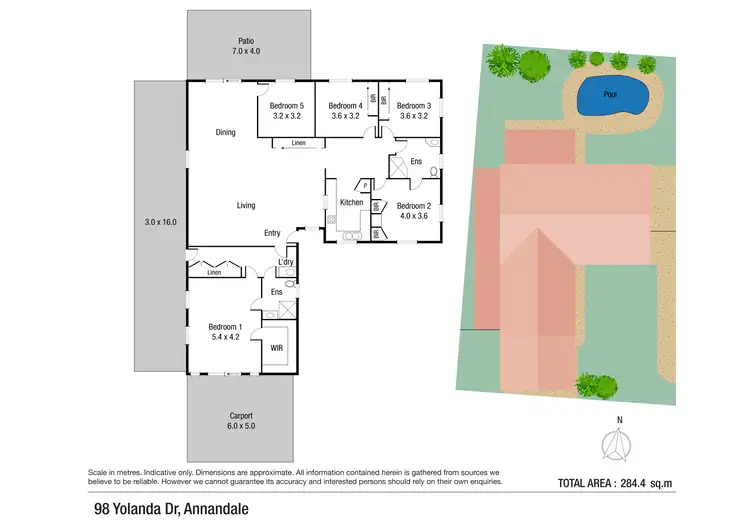 Floorplan of Homely house listing, 98 Yolanda Drive, Annandale QLD 4814