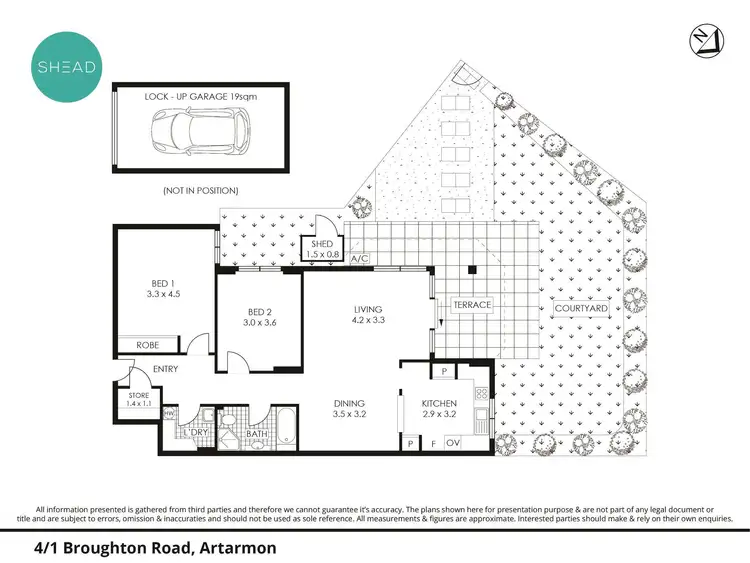 Floorplan of Homely apartment listing, 4/1 Broughton Road, Artarmon NSW 2064