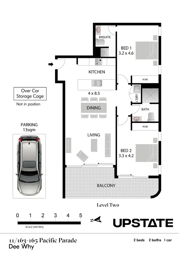 Floorplan of Homely apartment listing, 11/163-165 Pacific Parade, Dee Why NSW 2099