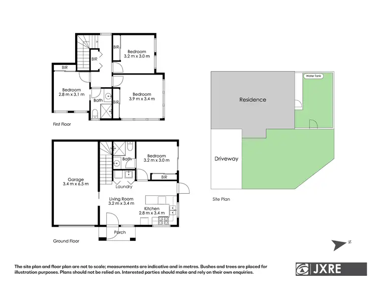 Floorplan of Homely townhouse listing, 27 Eva Street, Clayton VIC 3168