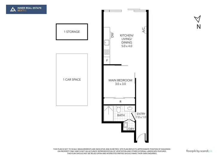 Floorplan of Homely apartment listing, 106/7 Belford Street, St Kilda VIC 3182