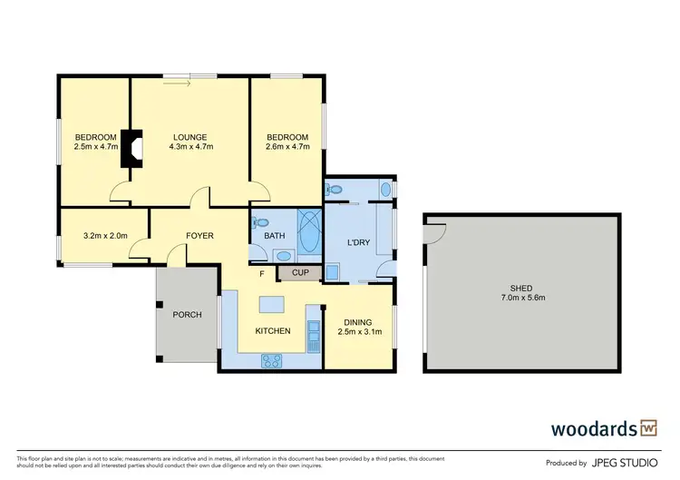 Floorplan of Homely house listing, 10 Noonan Grove, Woodend VIC 3442
