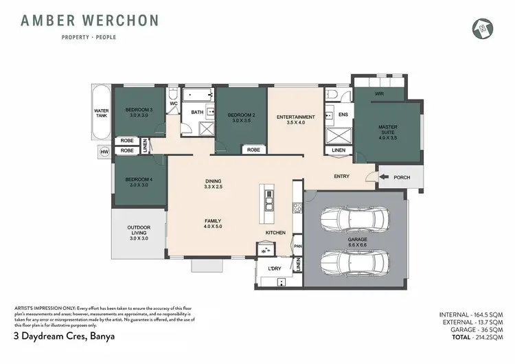 Floorplan of Homely house listing, 3 Daydream Crescent, Banya QLD 4551