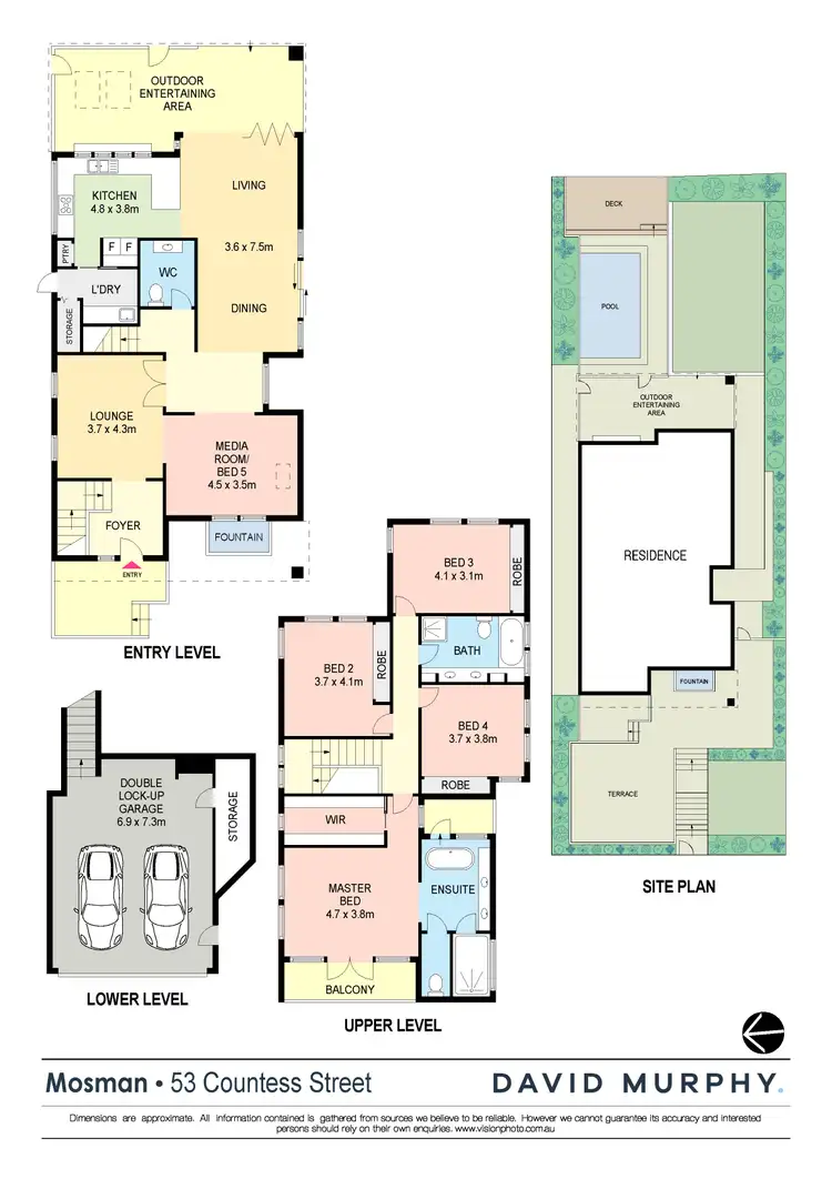 Floorplan of Homely house listing, 53 Countess Street, Mosman NSW 2088