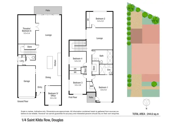 Floorplan of Homely unit listing, 1/4 St Kilda Row, Douglas QLD 4814