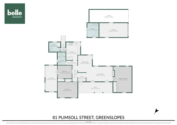 Floorplan of Homely house listing, 81 Plimsoll Street, Greenslopes QLD 4120