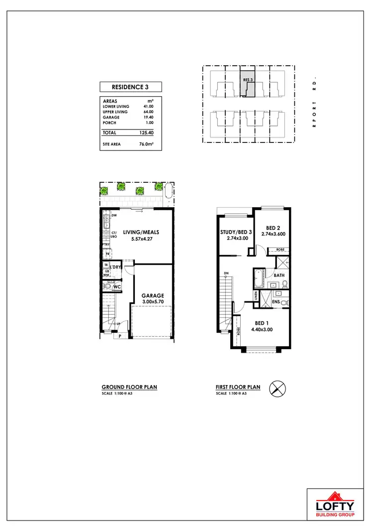 Floorplan of Homely townhouse listing, 3/509 Port Road, West Croydon SA 5008