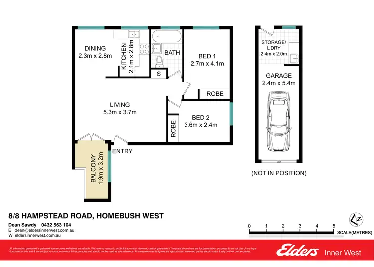 Floorplan of Homely unit listing, 8/8 Hampstead Road, Homebush West NSW 2140