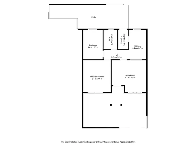 Floorplan of Homely unit listing, 2/9 Francis Street, Mount Gambier SA 5290