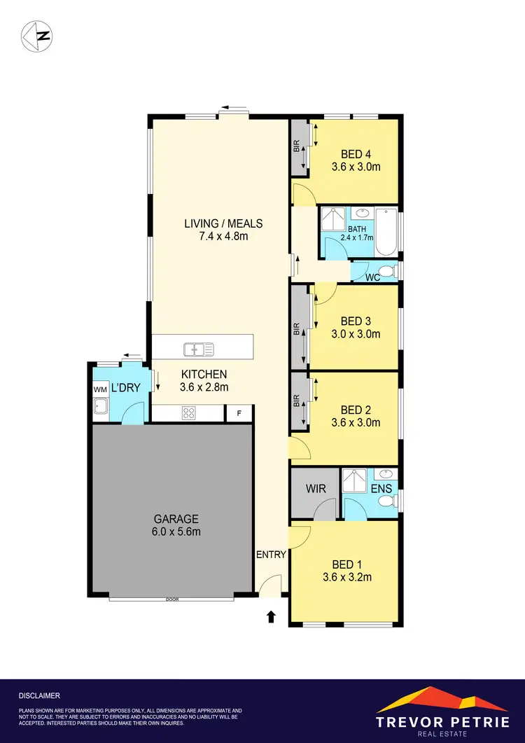 Floorplan of Homely house listing, 3 Whidburn Place, Sebastopol VIC 3356