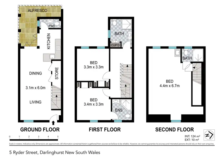Floorplan of Homely terrace listing, 5 Ryder Street, Darlinghurst NSW 2010