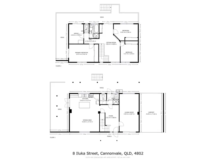 Floorplan of Homely house listing, 8 Iluka Street, Cannonvale QLD 4802