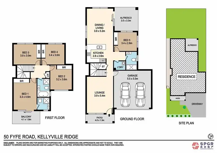 Floorplan of Homely house listing, 50 Fyfe Road, Kellyville Ridge NSW 2155